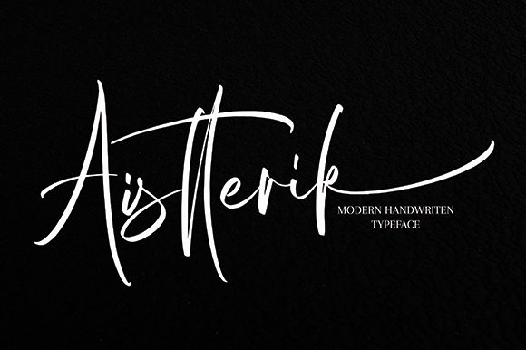Aistterik: The Elegant Script Font for Branding