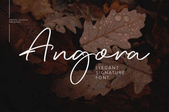 Angora: The Perfect Handwritten Signature Font for Crafters