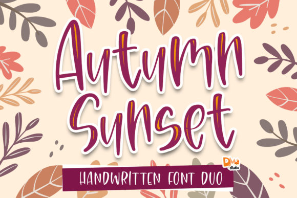 Autumn Sunset: A Handwritten Font for Editorial Design