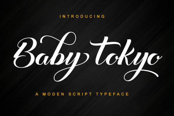 Baby Tokyo: A Handwritten Font for Modern Brands