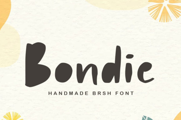 Bondie: A Playful Handwritten Font for Web Design