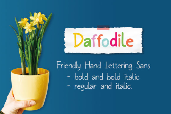 Daffodile Font: A Fresh Script for Social Campaigns