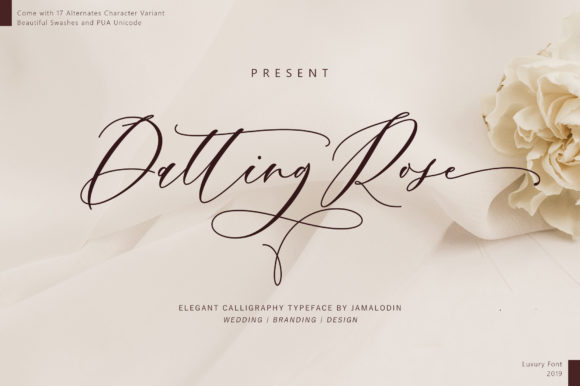 Datting Rose: A Handwritten Font for Makers