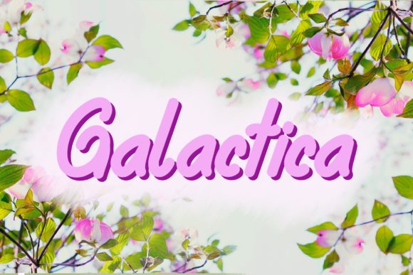 Galactica: A Handwritten Font for Modern Branding