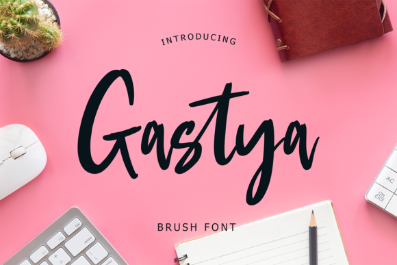 Gastya: A Handwritten Typeface for Editorial Design