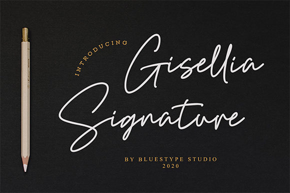 Gisellia Signature Font for Modern Campaigns