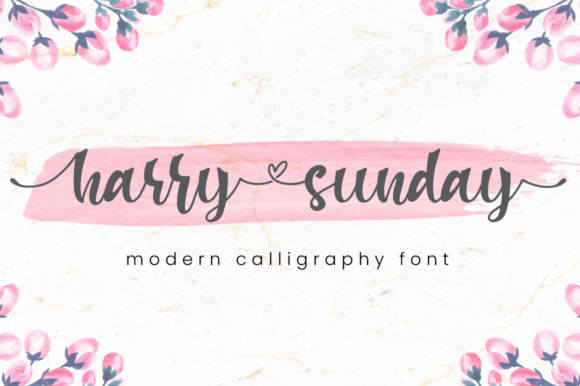 Harry Sunday: The Elegant Handwritten Script Font for Crafters