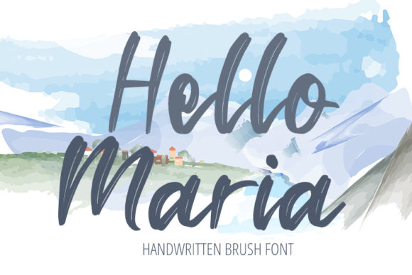 Hello Maria: A Handwritten Font for Web Design