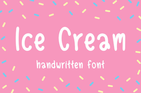 Ice Cream Font: A Sweet Typeface for Web Design