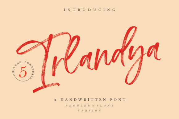 Irlandya: A Handwritten Font for Polished Branding