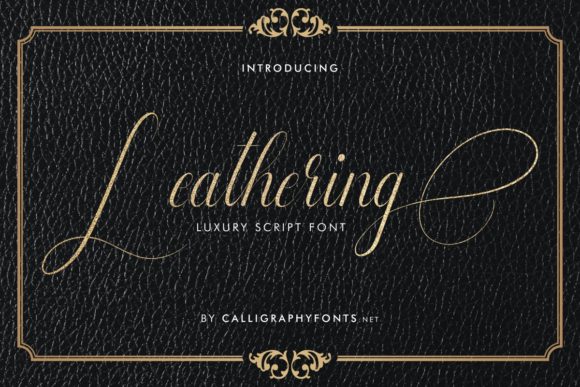 Leathering Font: Elevate Your Handmade Brand