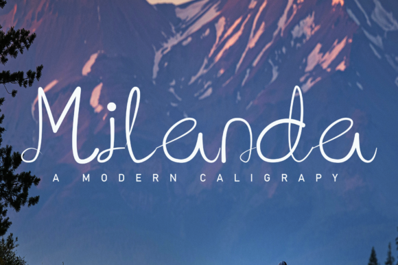 Milanda: A Script Font That Elevates Small Business Branding