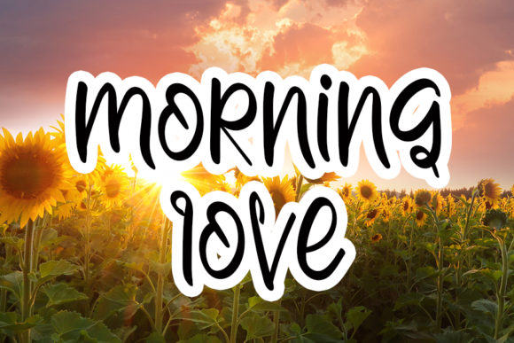 Morning Love: A Handwritten Font for Editorial Warmth