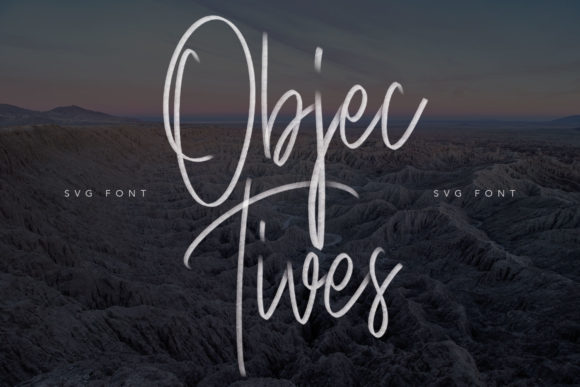 Objectives: A Handwritten Font for Editorial Warmth