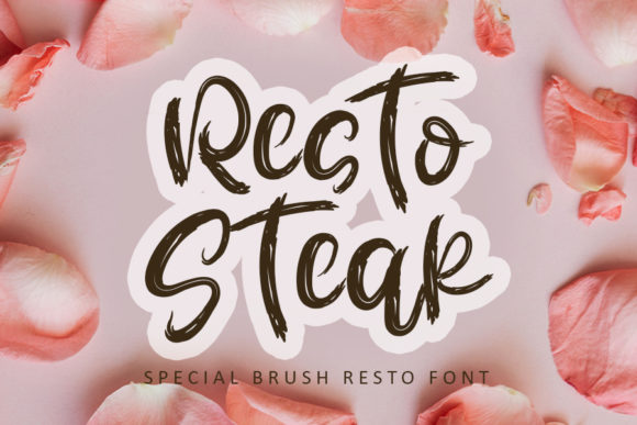 Resto Steak Font: A Casual Handwritten Typeface Review
