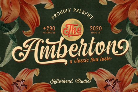 The Amberton Typeface for Elegant Branding