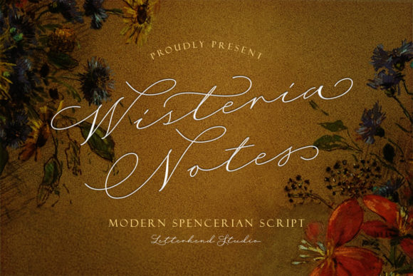 Wisteria Notes: A Handwritten Font for Digital Design